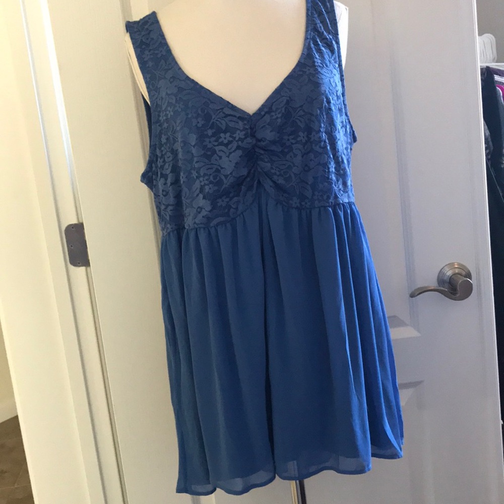 Blue Torrid shirt